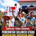 Gubernur Sulut Yulius Selvanus Dukung Penuh Program MBG, Hampir 400 Ribu Warga Terima Manfaat dan Ekonomi Berputar Rp6,4 Miliar per Hari